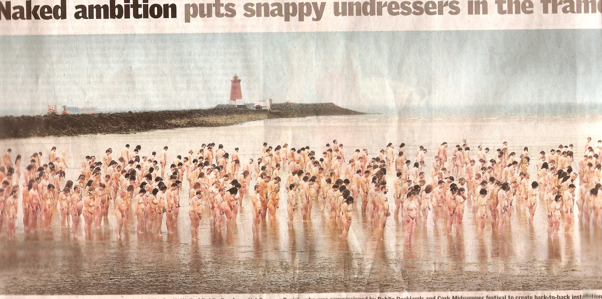 Beach Shot Spencer Tunick Dublin