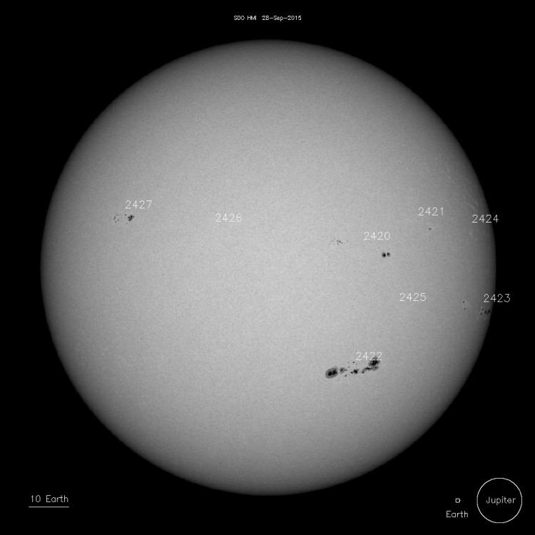 Soho Sunspots